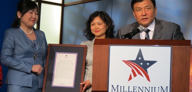 Монгол Улс АНУ-ын Мянганы сорилтын сангийн  шагнал хүртлээ