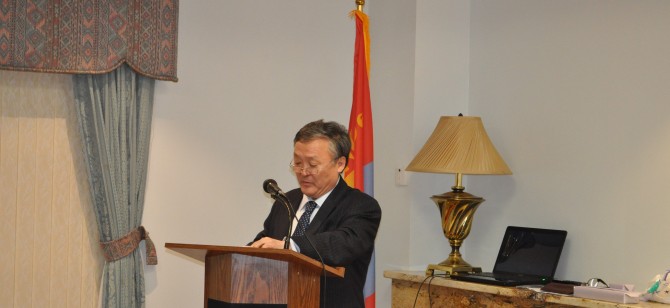 Элчин сайд Б. Алтангэрэл Монгол-Америкийн харилцааны талаар мэдээлэл хийв