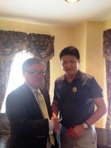 Ambassador Altangerel with M.Delgertsogt