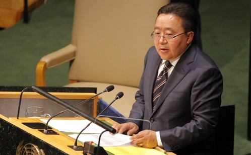 STATEMENT BY HIS EXCELLENCY TSAHIA ELBEGDORJ PRESIDENT OF MONGOLIA AT THE GENERAL DEBATE OF THE 69TH SESSION OF THE UNITED NATIONS GENERAL ASSEMBLY
