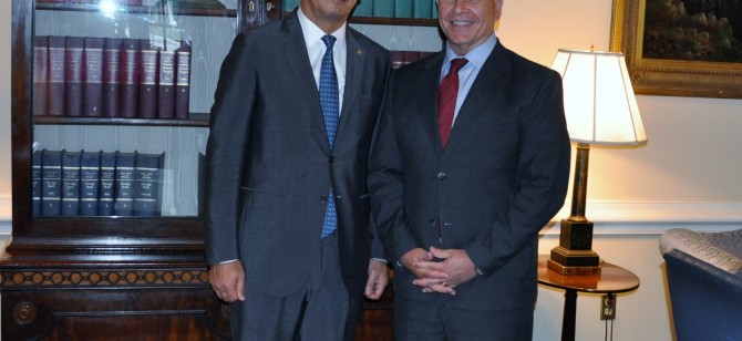 САЙД Ц.МӨНХ-ОРГИЛ АНУ-ЫН ҮНДЭСНИЙ АЮУЛГҮЙ БАЙДЛЫН ЗӨВЛӨХ, ДЭСЛЭГЧ ГЕНЕРАЛ Х.МАКМАСТЕРТАЙ УУЛЗАВ.