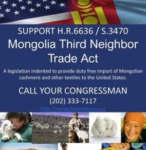 MONGOLIA THIRD NEIGHBOR TRADE ACT