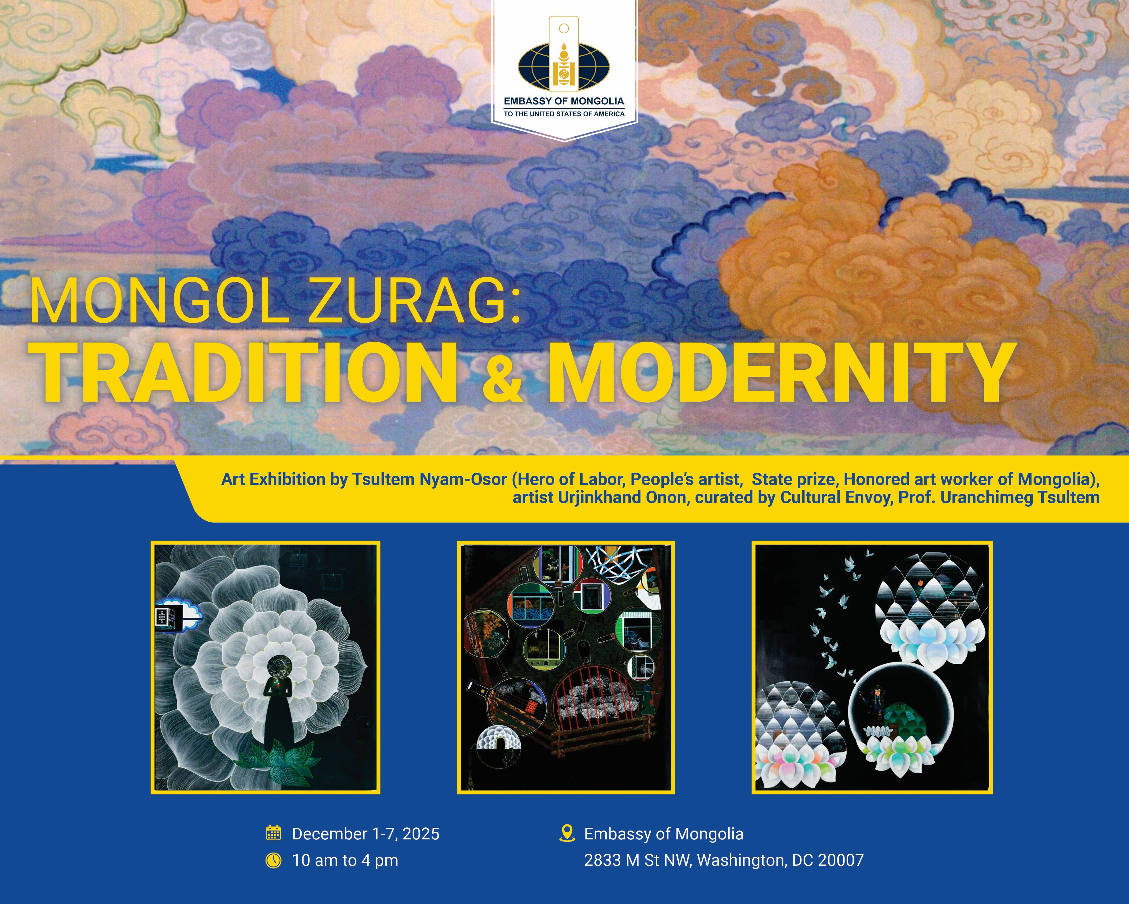 “MONGOL ZURAG: TRADITION AND MODERNITY”   УРАН ЗУРГИЙН ҮЗЭСГЭЛЭН ЗОХИОН БАЙГУУЛАГДАНА